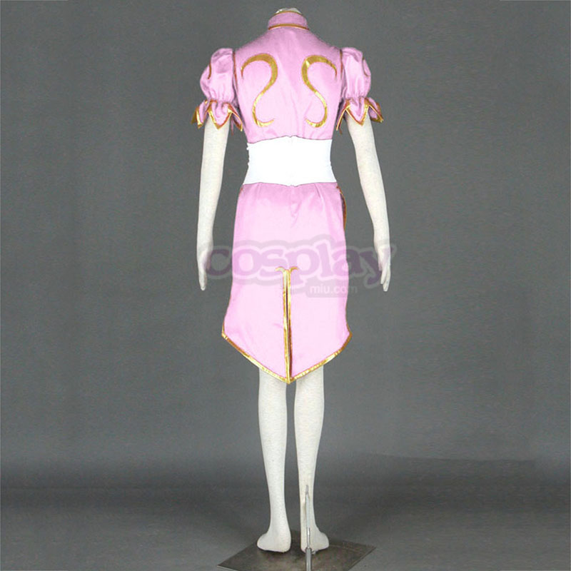 Street Fighter Chun- Li 3 Pink Cosplay Costumes New Zealand Online Store