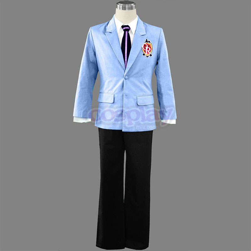 Ouran High School Host Club Male Uniforms Blue Cosplay Costumes New Zealand Online Store