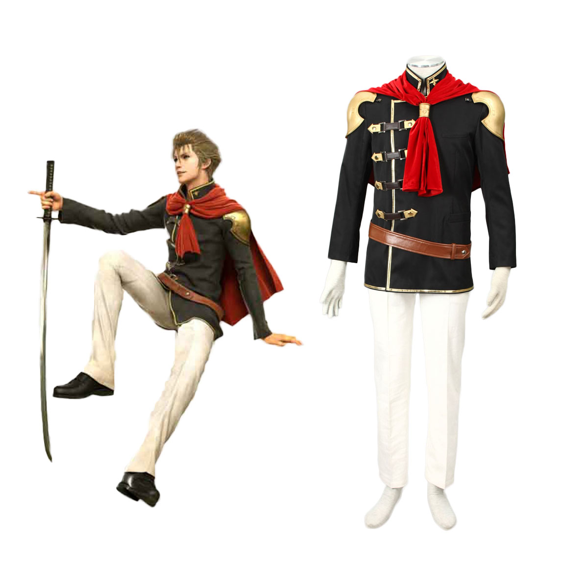Final Fantasy Type-0 Jack 1 Cosplay Costumes New Zealand Online Store