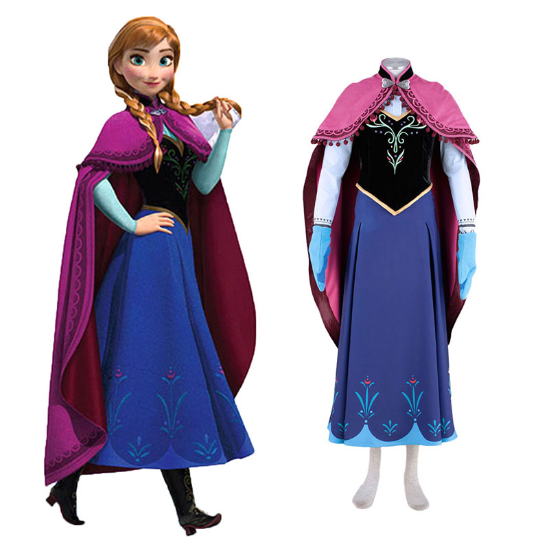 Frozen Anna 1 Cosplay Costumes New Zealand Online Store
