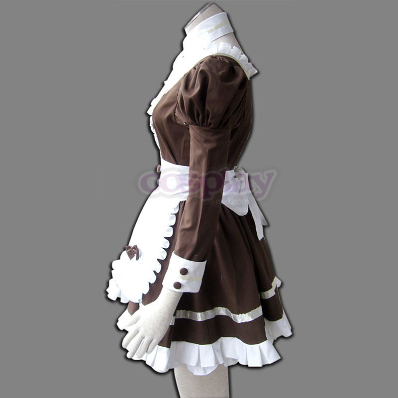 Maid Uniform 4 Coffee Whispery Cosplay Costumes New Zealand Online Store
