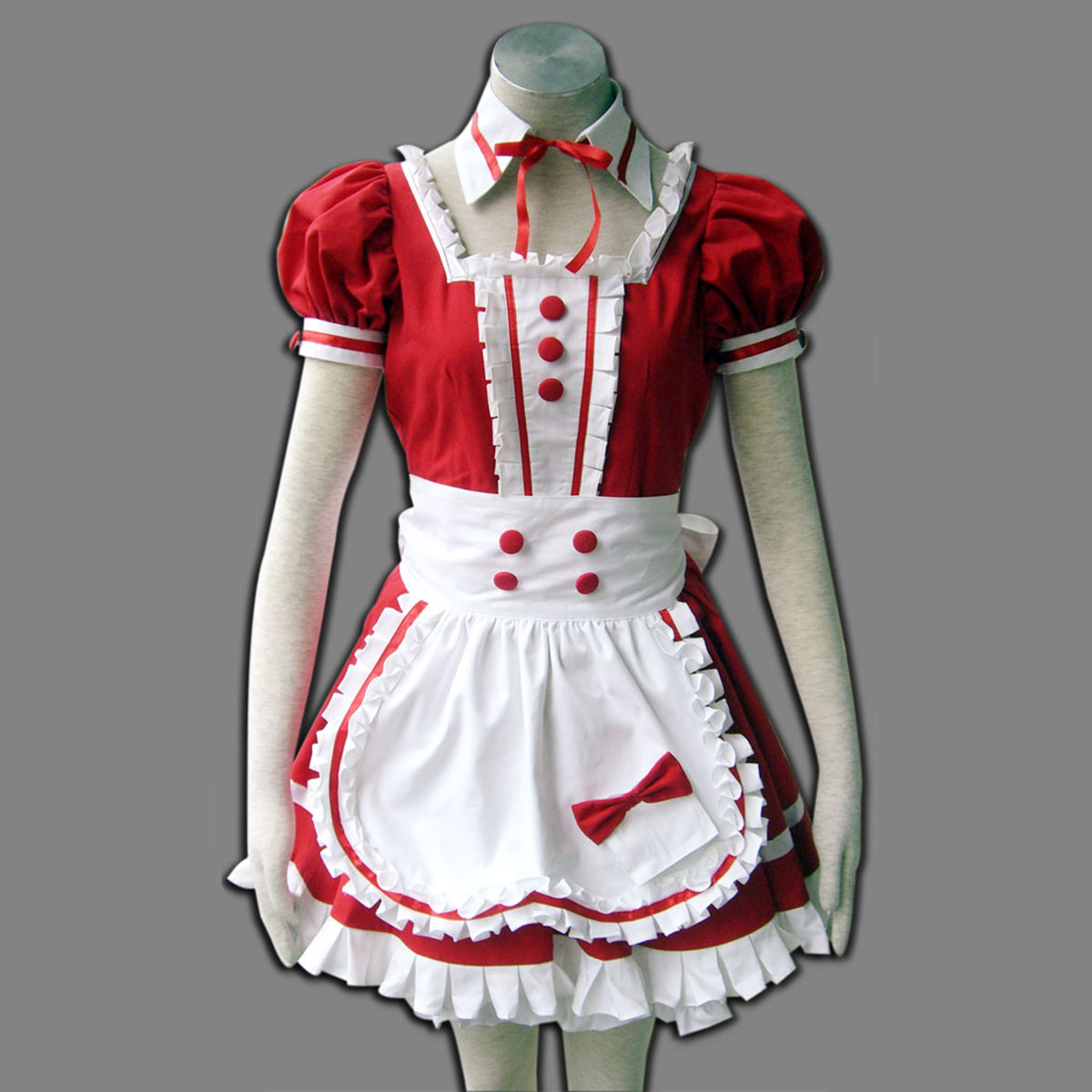 Red Maid Uniform 6 Cosplay Costumes New Zealand Online Store
