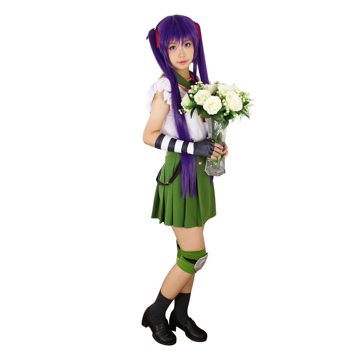 School-Live! Ebisuzawa Kurumi 1 Green Sailor Cosplay Costumes New Zealand Online Store