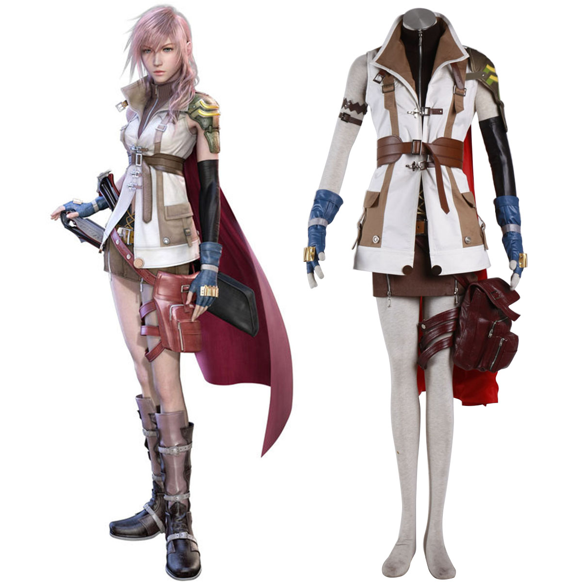 Final Fantasy XIII Lightning 1 Cosplay Costumes New Zealand Online Store