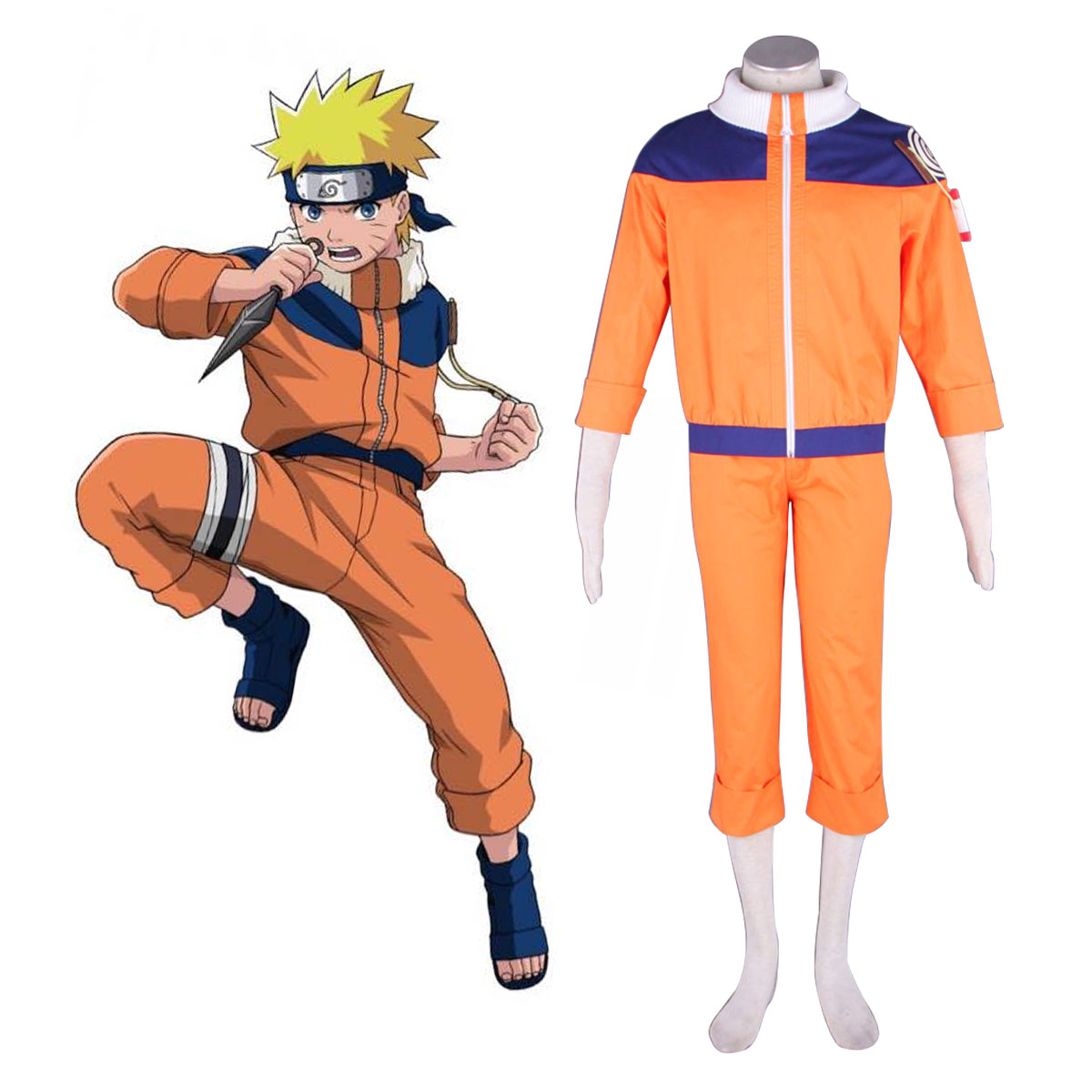 Naruto Uzumaki Naruto 1 Cosplay Costumes New Zealand Online Store