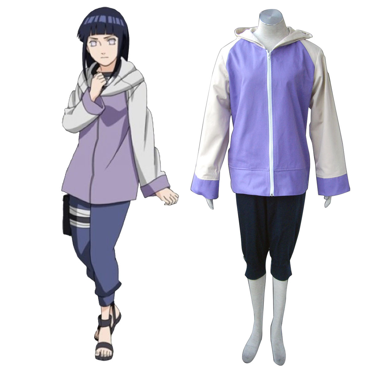 Naruto Shippuden Hinata Hyuga 2 Cosplay Costumes New Zealand Online Store