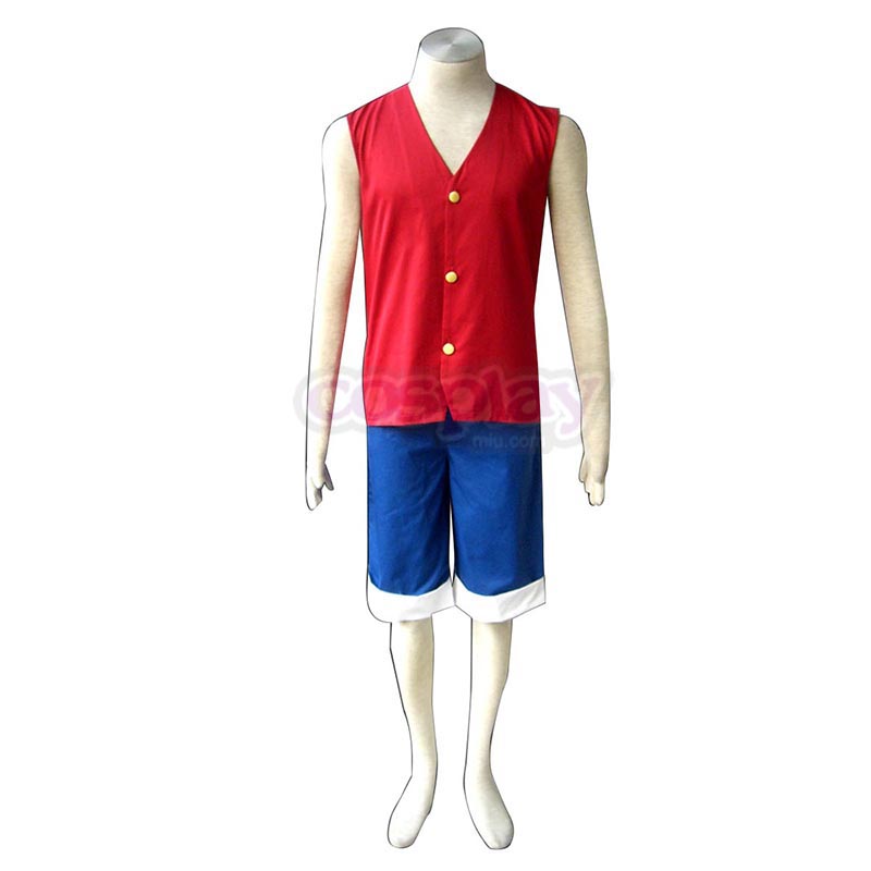One Piece Monkey D. Luffy 1 Red Cosplay Costumes New Zealand Online Store