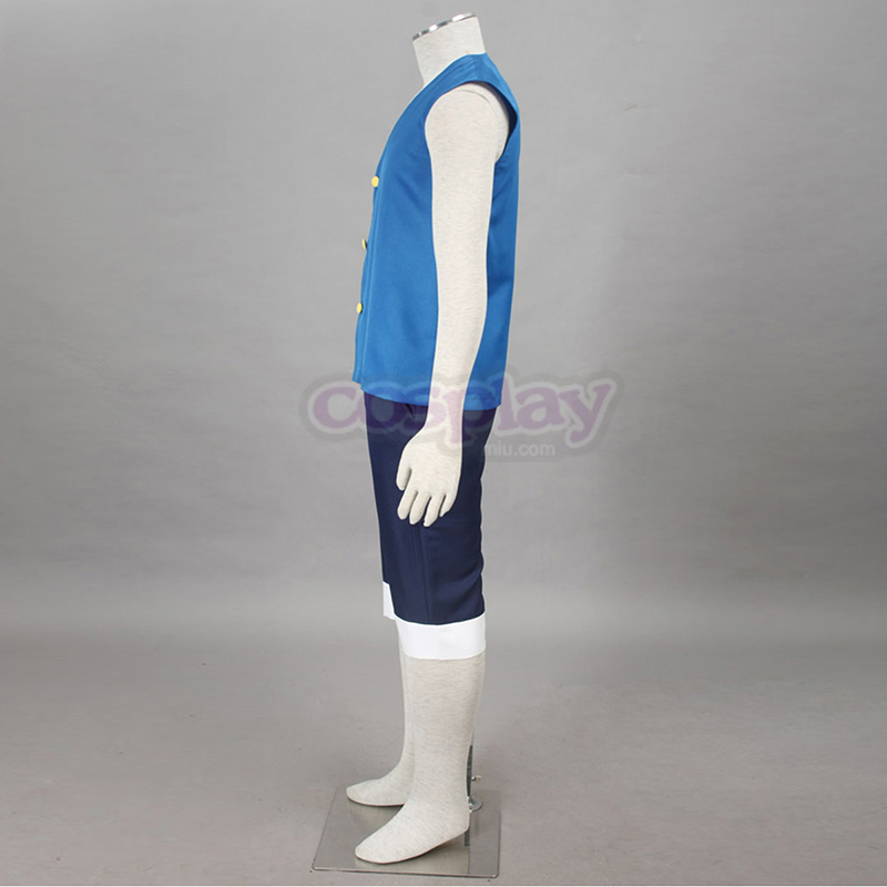One Piece Monkey D. Luffy 2 Blue Cosplay Costumes New Zealand Online Store