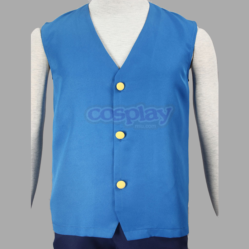 One Piece Monkey D. Luffy 2 Blue Cosplay Costumes New Zealand Online Store