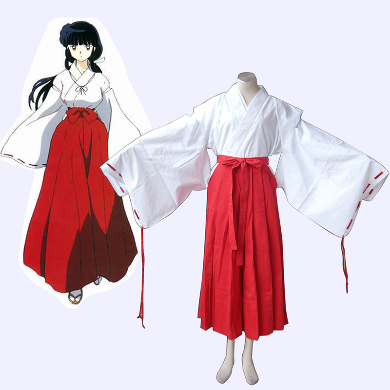 Inuyasha Kikyou Miko Cosplay Costumes New Zealand Online Store