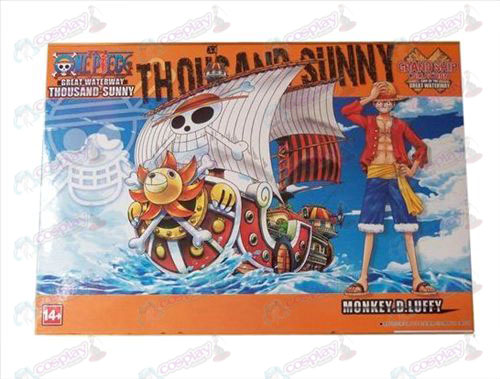 One Piece Accessories1 ships have assembled model (Sun Boat)
