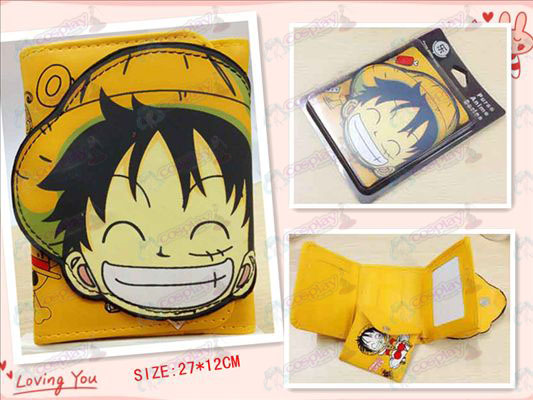 One Piece Accessories Luffy squinting bulk wallet