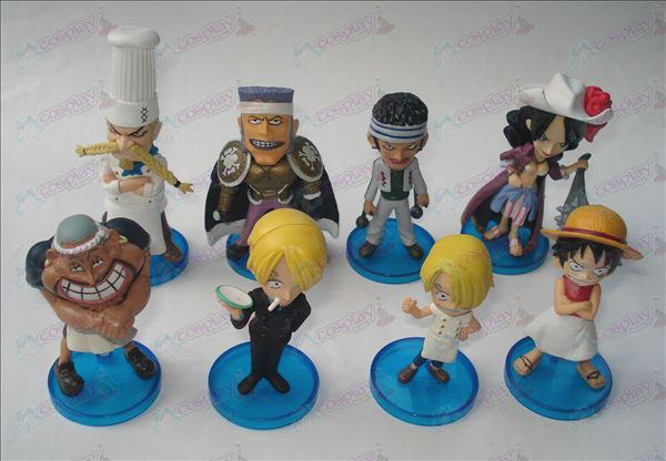 8 models One Piece Accessories doll cradle