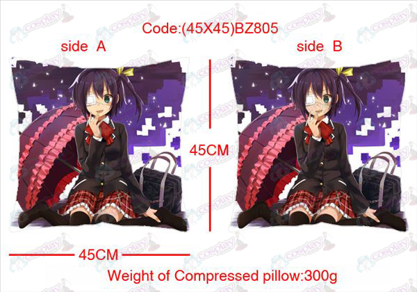 (45X45) BZ805-in two-sided disease also love anime square pillow