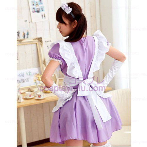 Lolita Ainme Cosplay Costume/Purple Maid Costumes