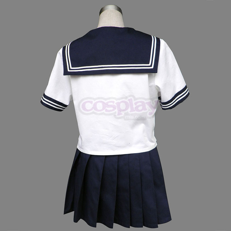 Royal Blue Short Sleeves Sailor Uniform 8 Cosplay Costumes New Zealand Online Store