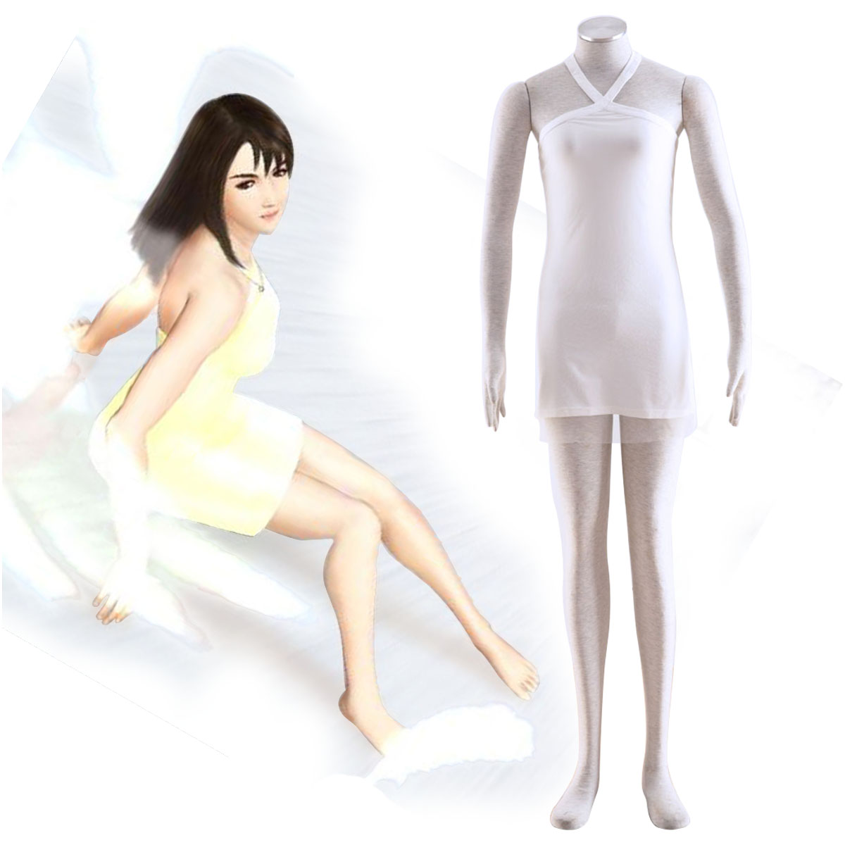 Final Fantasy VIII Rinoa Heartilly 2 Cosplay Costumes New Zealand Online Store