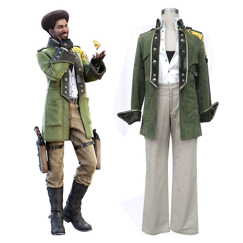 Final Fantasy XIII Sazh Katzroy 1 Cosplay Costumes New Zealand Online Store