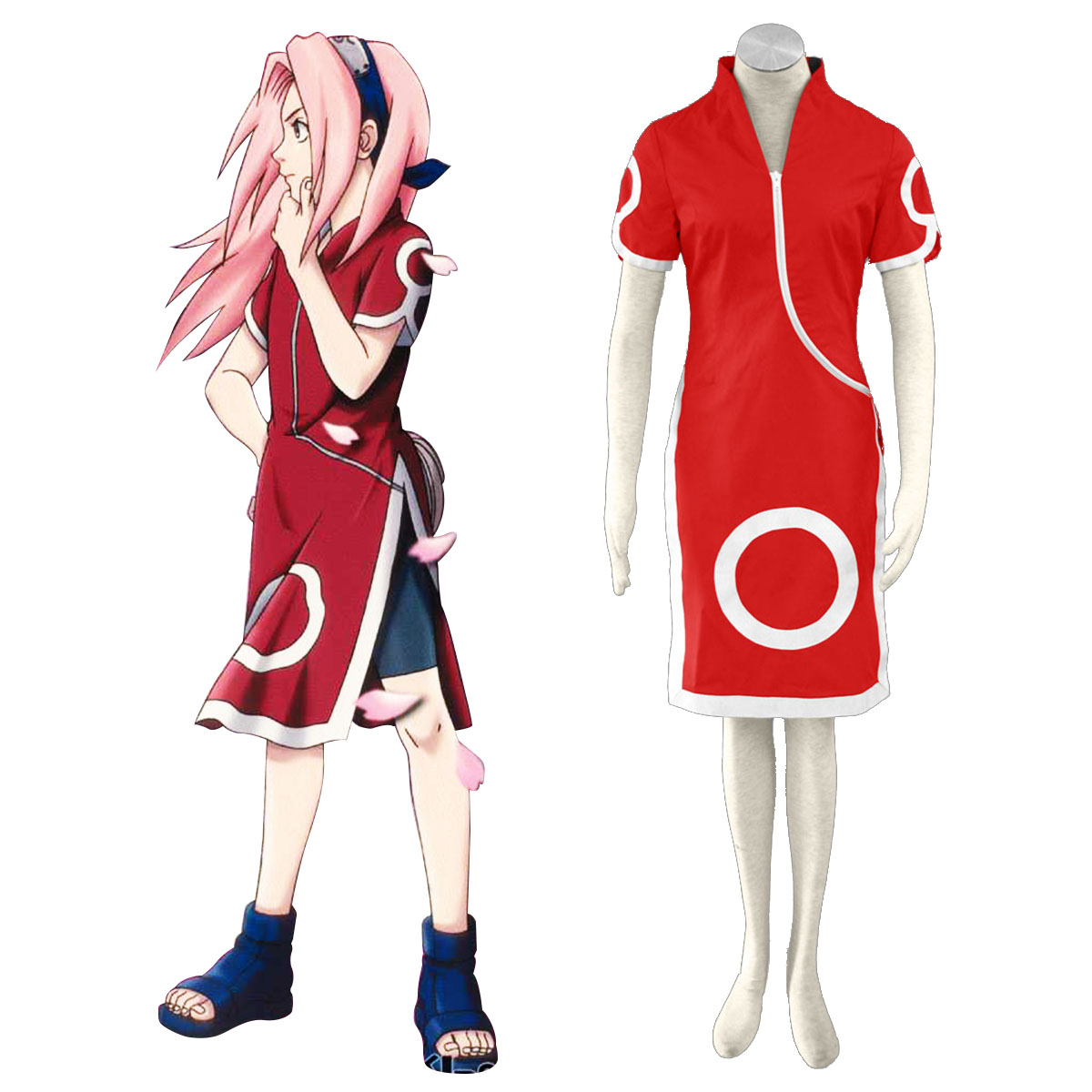 Naruto Haruno Sakura 1 Cosplay Costumes New Zealand Online Store