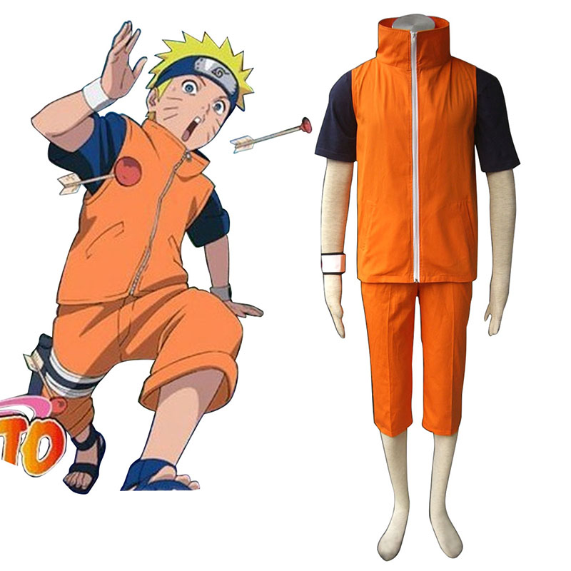 Naruto Uzumaki Naruto 3 Cosplay Costumes New Zealand Online Store