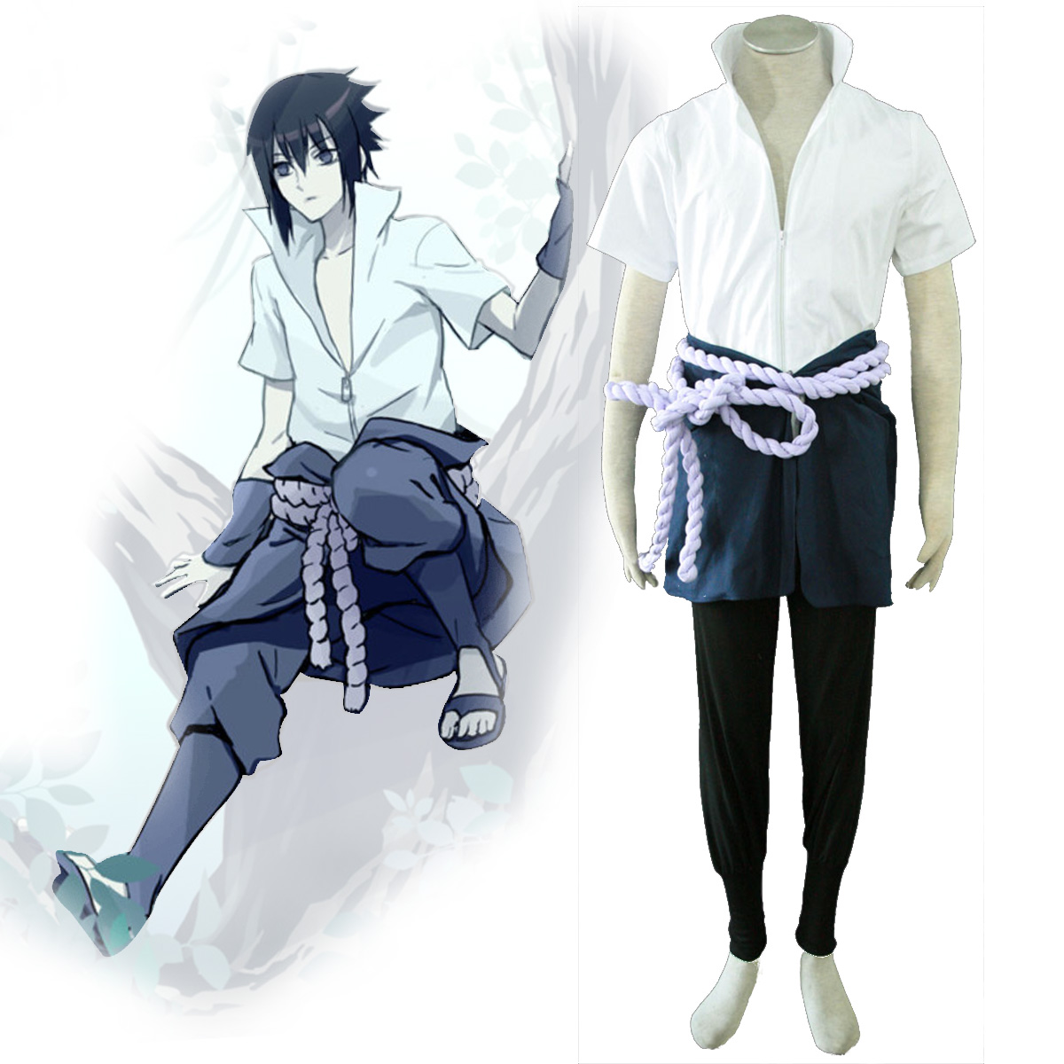 Naruto Sasuke Uchiha 4 Cosplay Costumes New Zealand Online Store