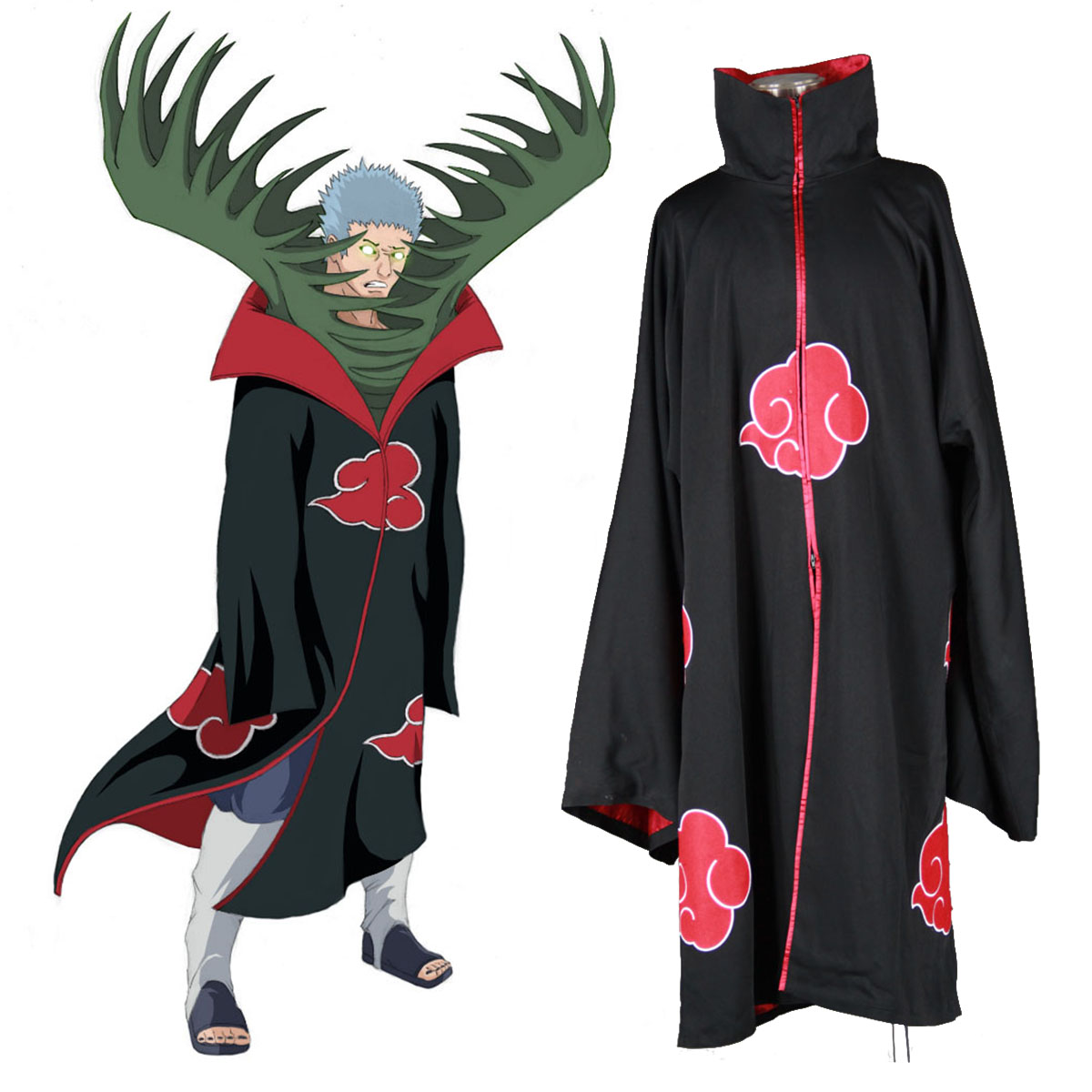 Naruto Akatsuki Organization 2 Cosplay Costumes New Zealand Online Store