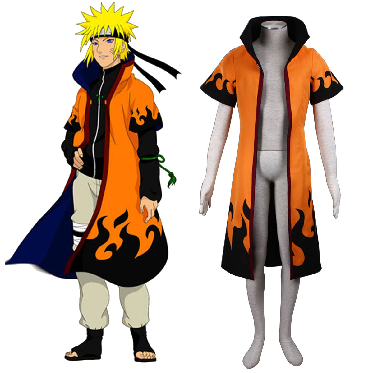 Naruto Sixth Hokage Naruto Uzumaki 4 Cosplay Costumes New Zealand Online Store