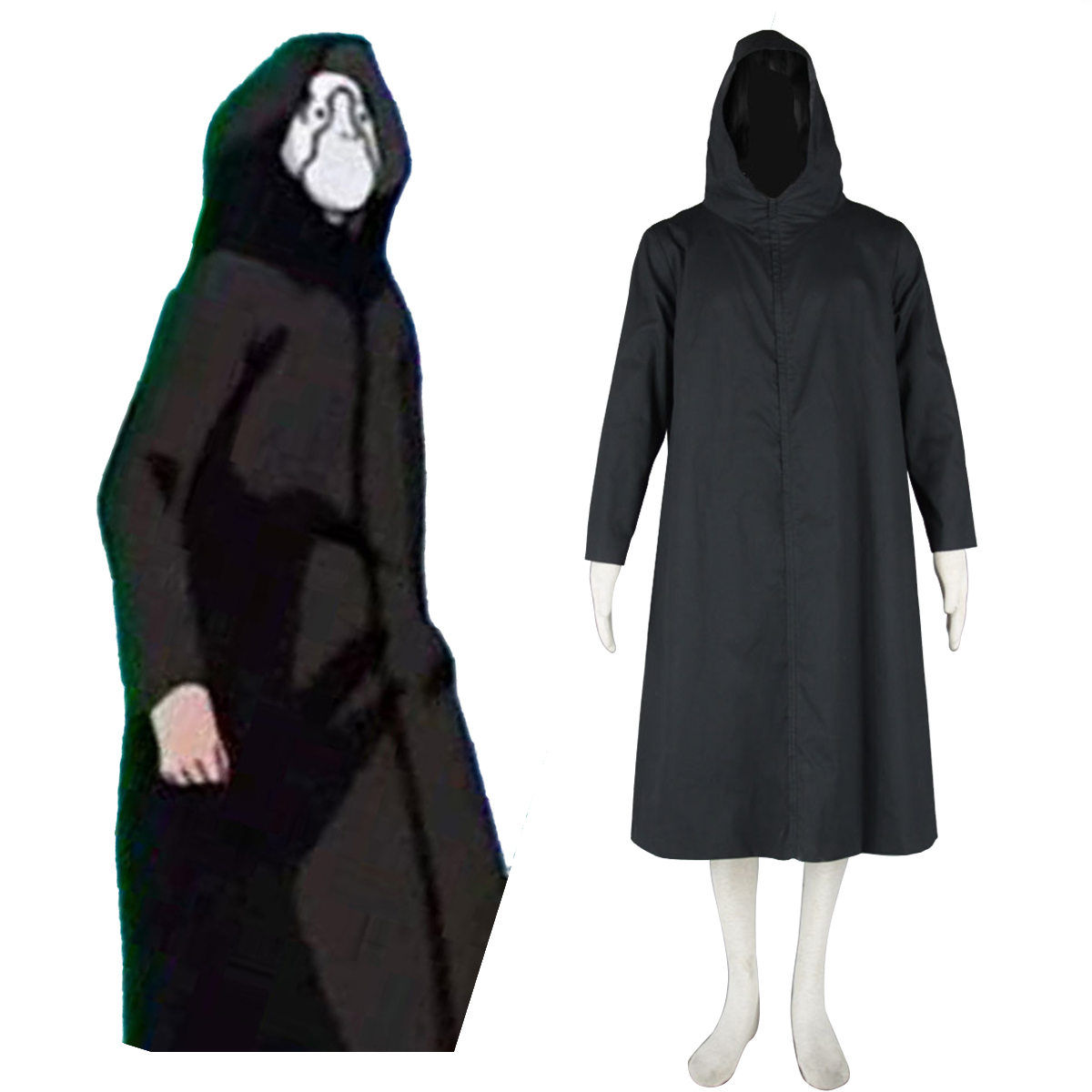 Naruto ANBU Cloak 2 Black Cosplay Costumes New Zealand Online Store