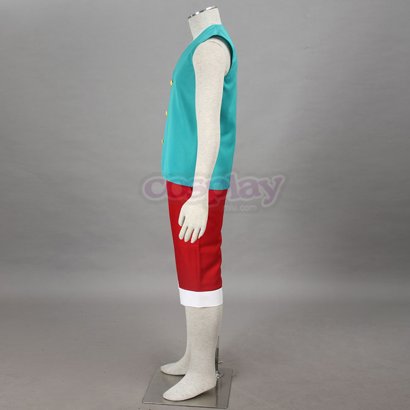 One Piece Monkey D. Luffy 3 Green Cosplay Costumes New Zealand Online Store