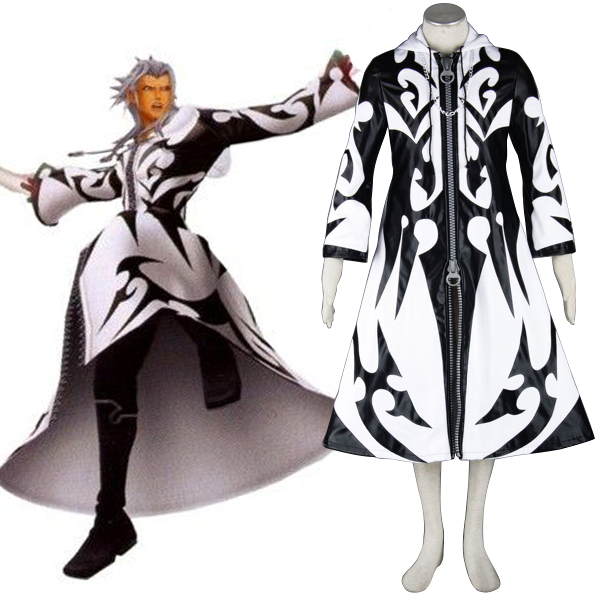 Kingdom Hearts Xemnas 1 Cosplay Costumes New Zealand Online Store