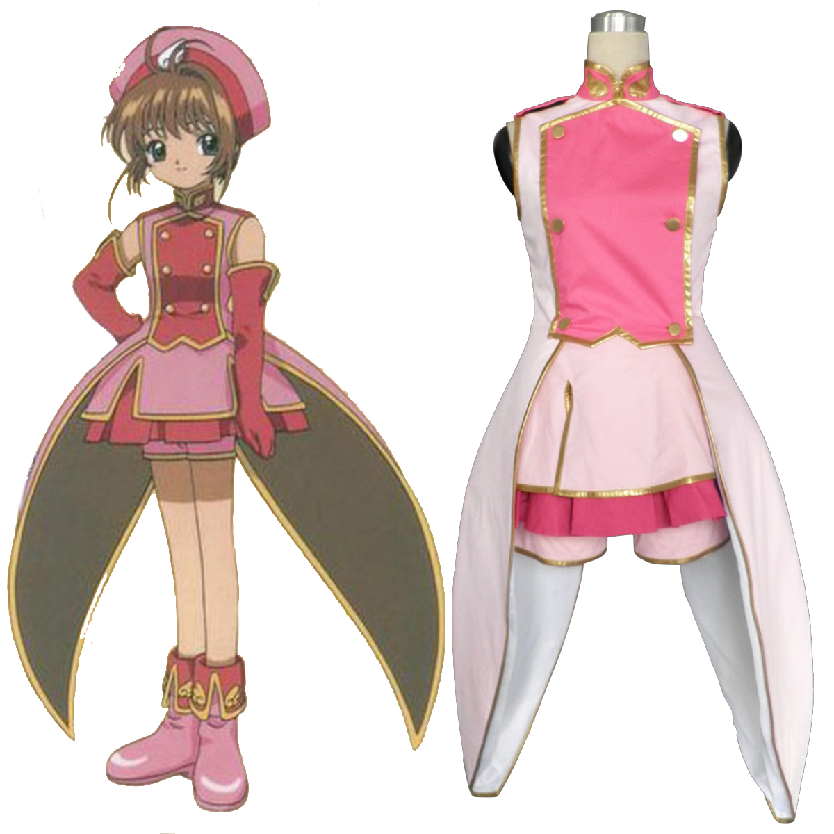 Cardcaptor Sakura Sakura Kinomoto 2 Cosplay Costumes New Zealand Online Store