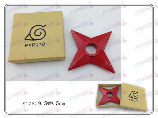 Naruto Shuriken classic boxed (red) plastic