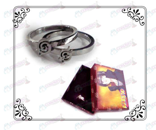 Naruto rebel forbearance stainless steel couple rings