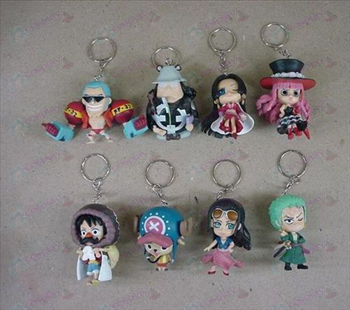 56 on behalf of eight One Piece Accessories Keychains