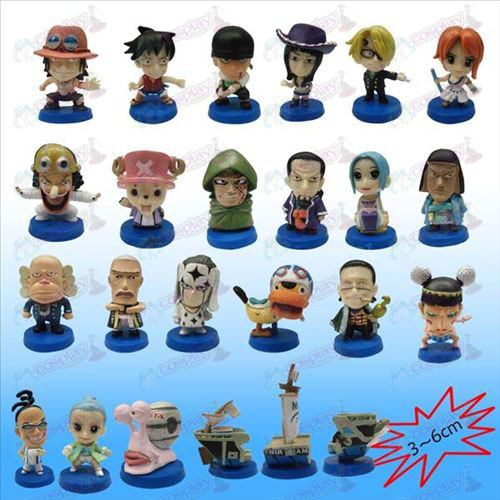 24, One Piece Accessories Blue plate doll