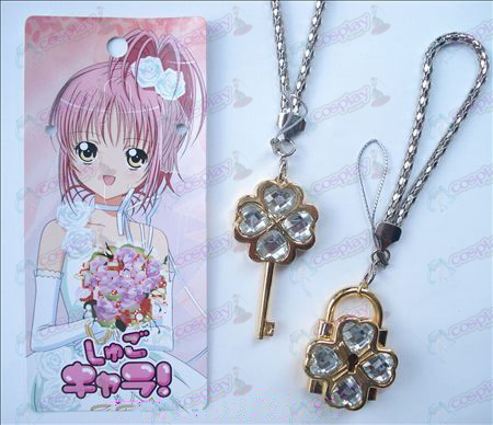 Shugo Chara! Accessories movable couple phone chain (white)
