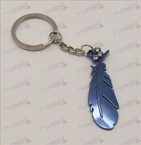 Blister Tsubasa Accessories Feather Keychain (Blue)