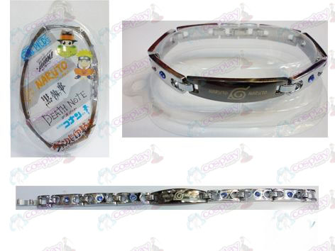Naruto stainless steel diamond bracelet