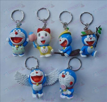 6 Doraemon doll keychain