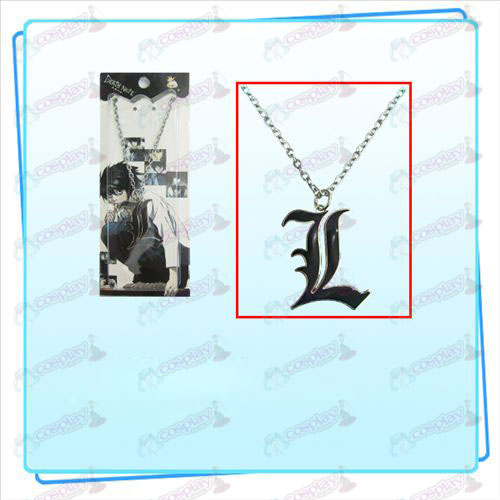 Death Note AccessoriesL sign necklace (black)