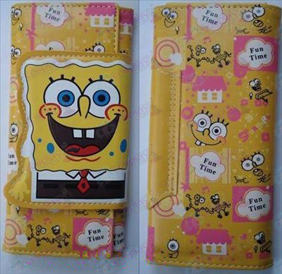 SpongeBob SquarePants Accessories color long wallet (B section 2)