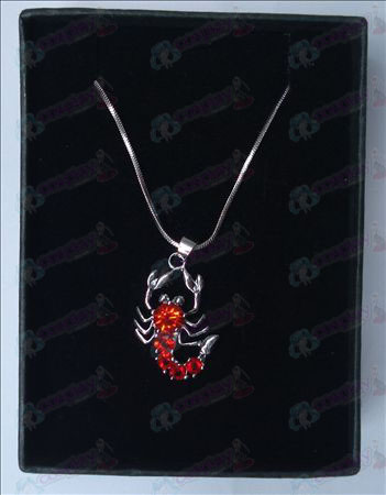 Saint Seiya Accessories scorpion necklace (red)