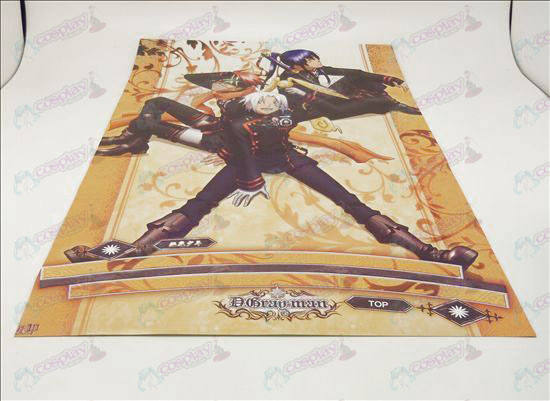 D42 * 29cmD.Gray-man Accessories embossed posters (8 / set)