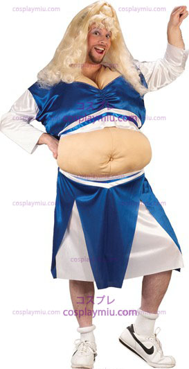 Cheerleader Fat Suit Adult Costume