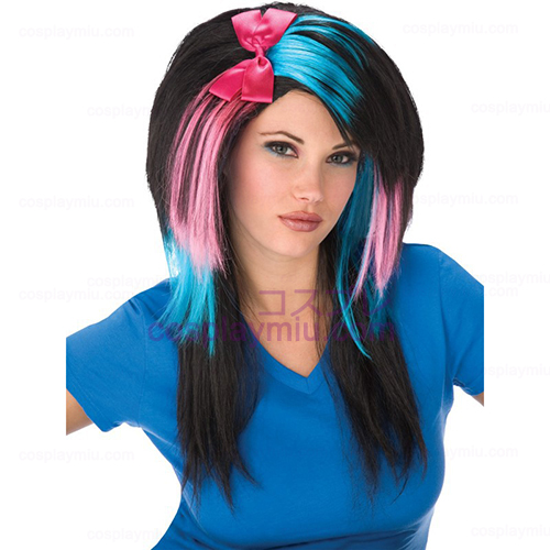 Cotton Candy Scene Girl Adult Wig