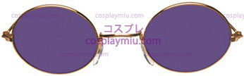 Glasses John Gold Purple