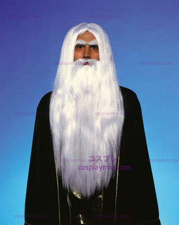 Merlin Wig And Beard Set