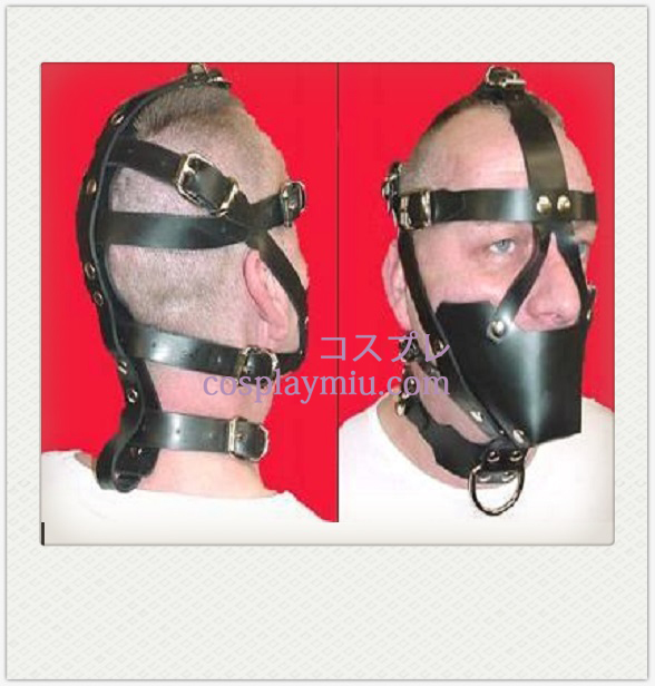 Classic Black Male SM Latex Mask