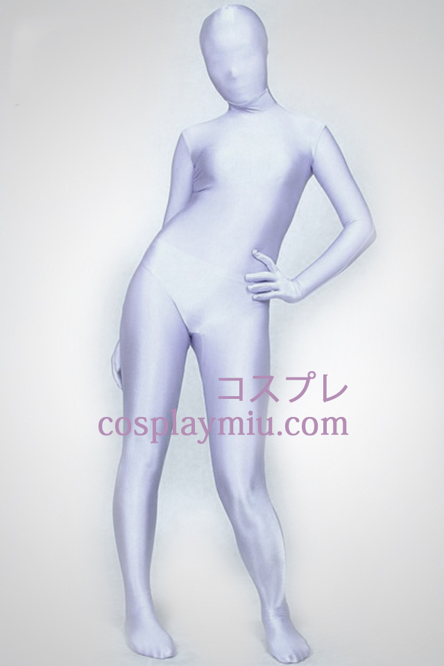 Silver Gray Full Body Lycra Spandex Zentai Suit