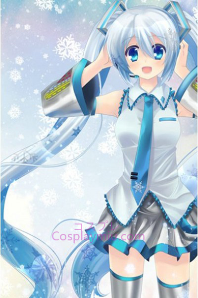 Vocaloid Long Snow Cosplay Wig